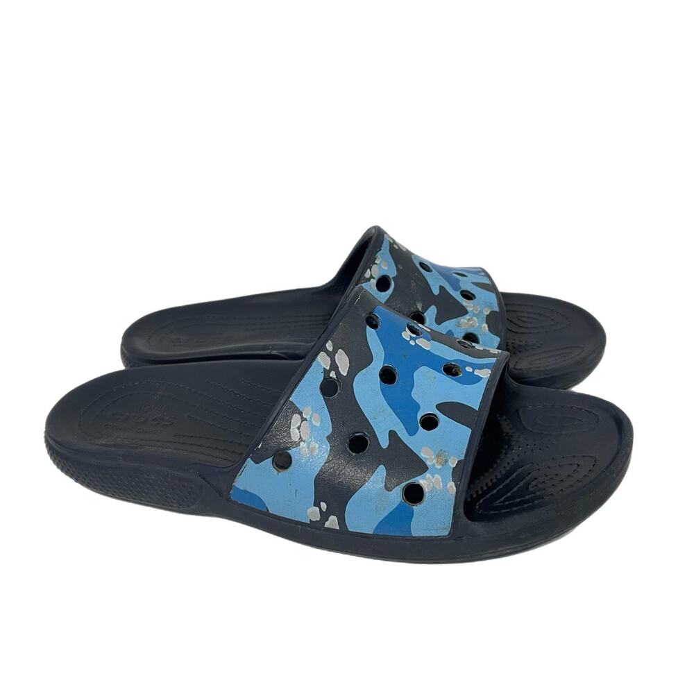 CROCS Classic Slide Blue Camouflage M10 W12